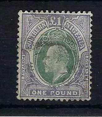 Image of Nigeria & Territories ~ Southern Nigeria SG 32 GU British Commonwealth Stamp